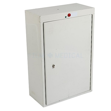 White Metal Lock Cabinet